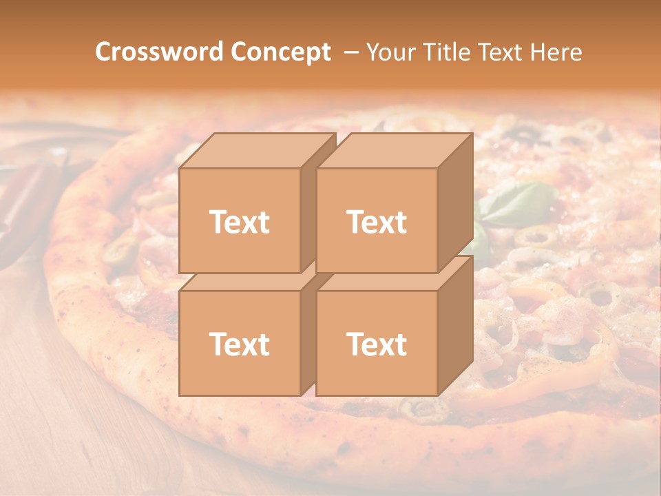 Meat Fattening Lunch PowerPoint Template