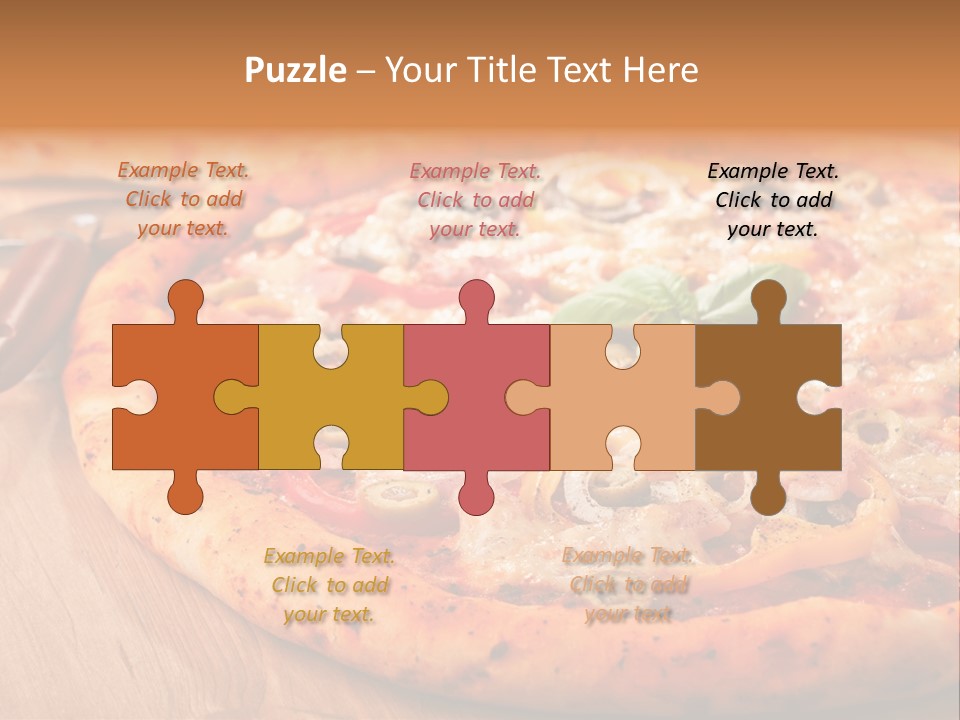 Meat Fattening Lunch PowerPoint Template