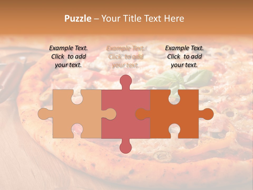 Meat Fattening Lunch PowerPoint Template