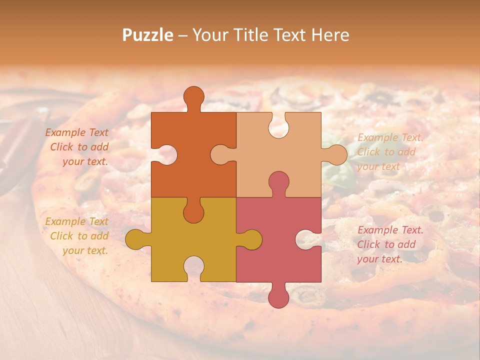 Meat Fattening Lunch PowerPoint Template