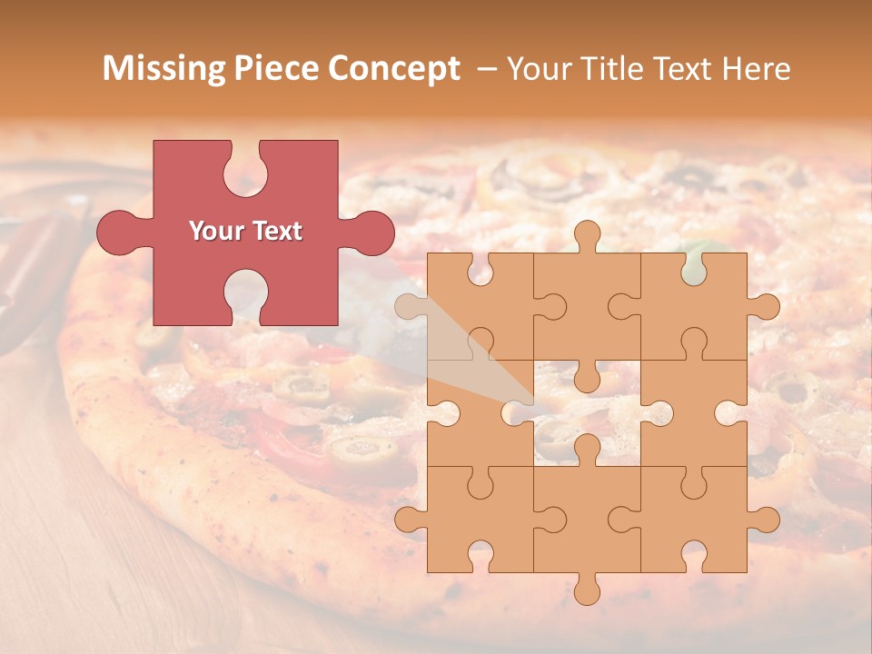 Meat Fattening Lunch PowerPoint Template