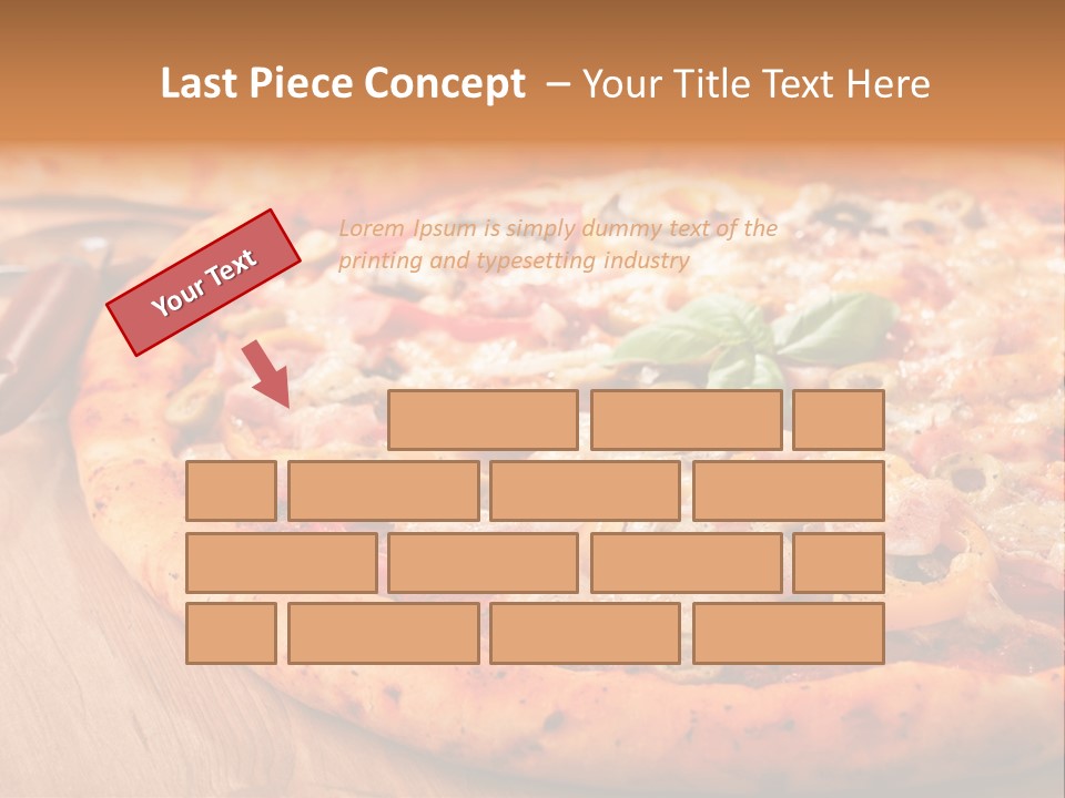 Meat Fattening Lunch PowerPoint Template