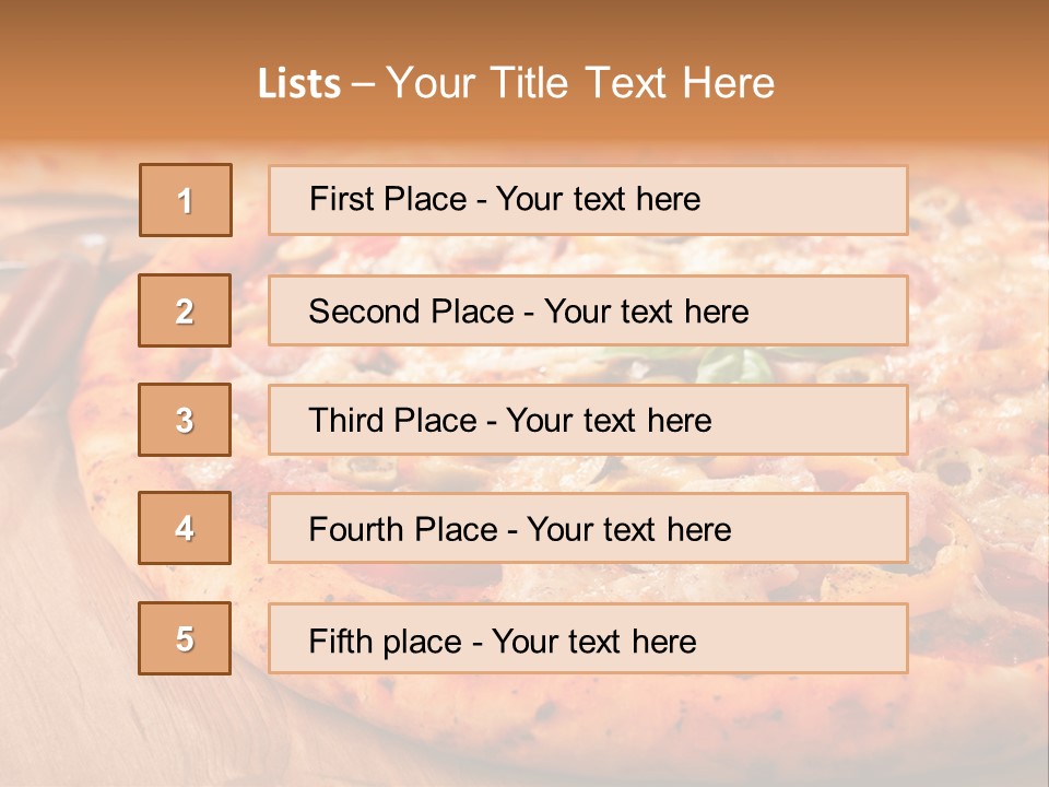 Meat Fattening Lunch PowerPoint Template