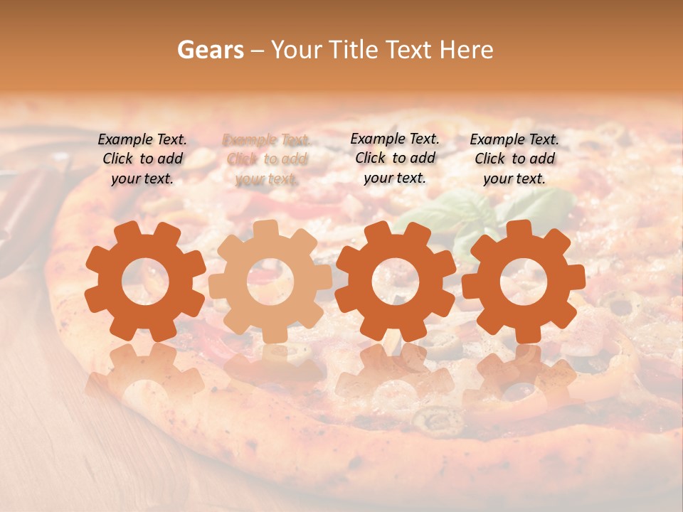 Meat Fattening Lunch PowerPoint Template