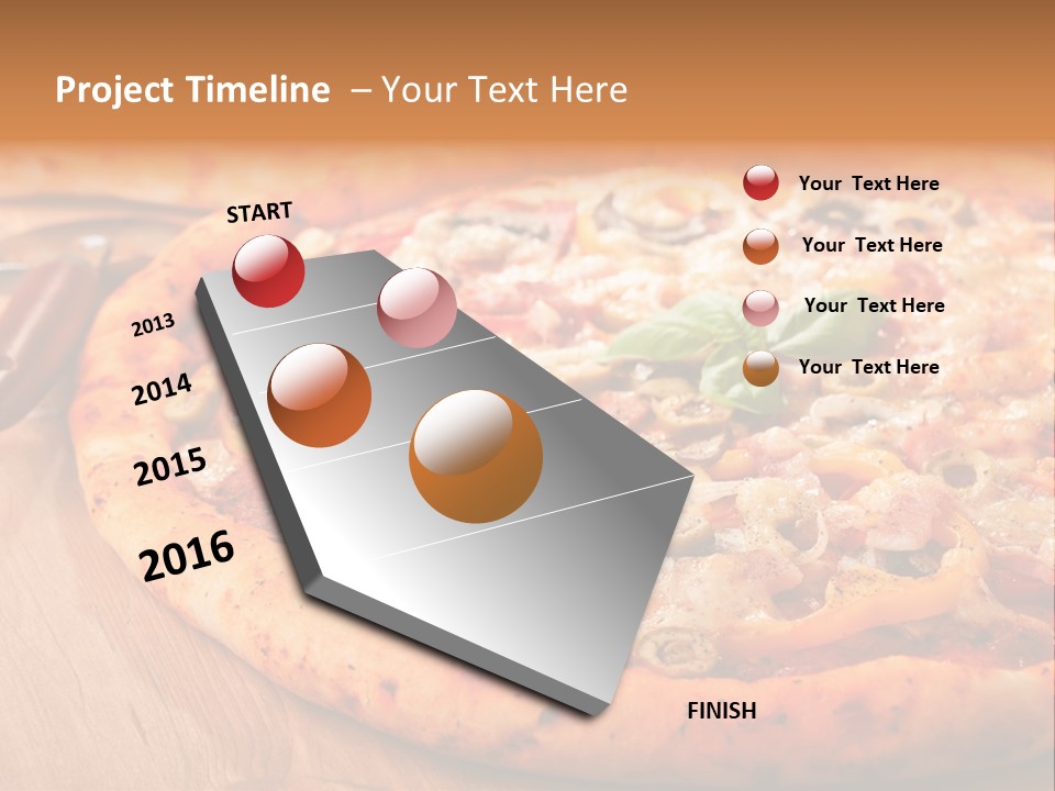Meat Fattening Lunch PowerPoint Template