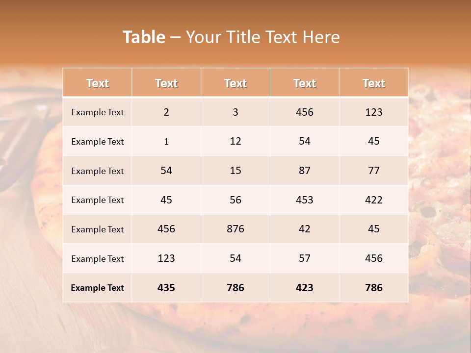 Meat Fattening Lunch PowerPoint Template