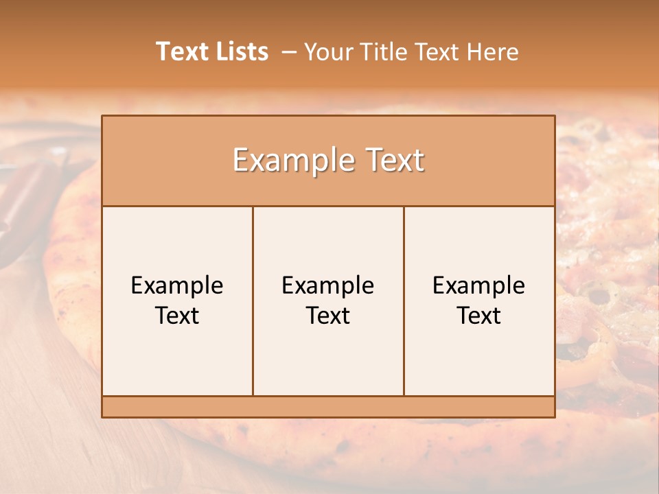 Meat Fattening Lunch PowerPoint Template