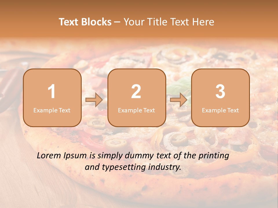 Meat Fattening Lunch PowerPoint Template