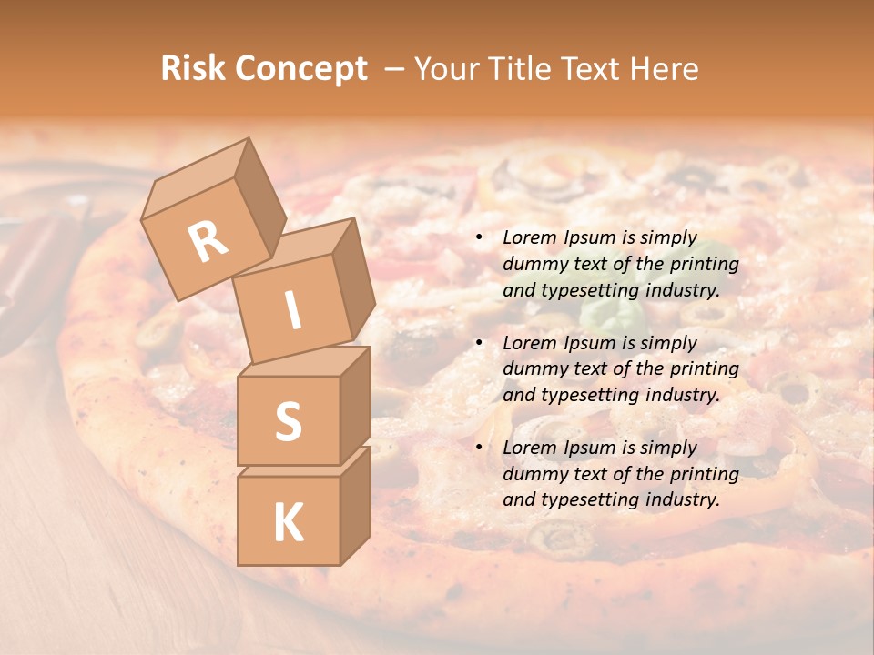 Meat Fattening Lunch PowerPoint Template