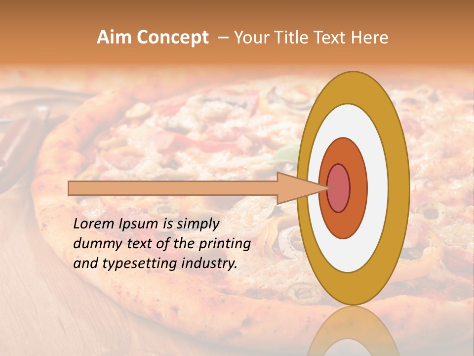 Meat Fattening Lunch PowerPoint Template