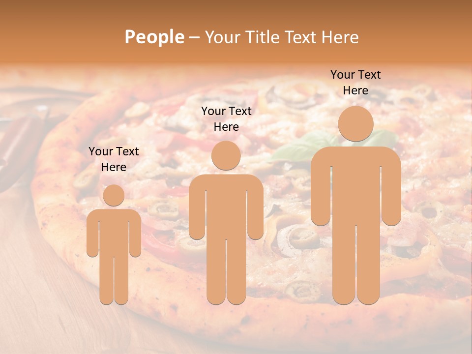 Meat Fattening Lunch PowerPoint Template