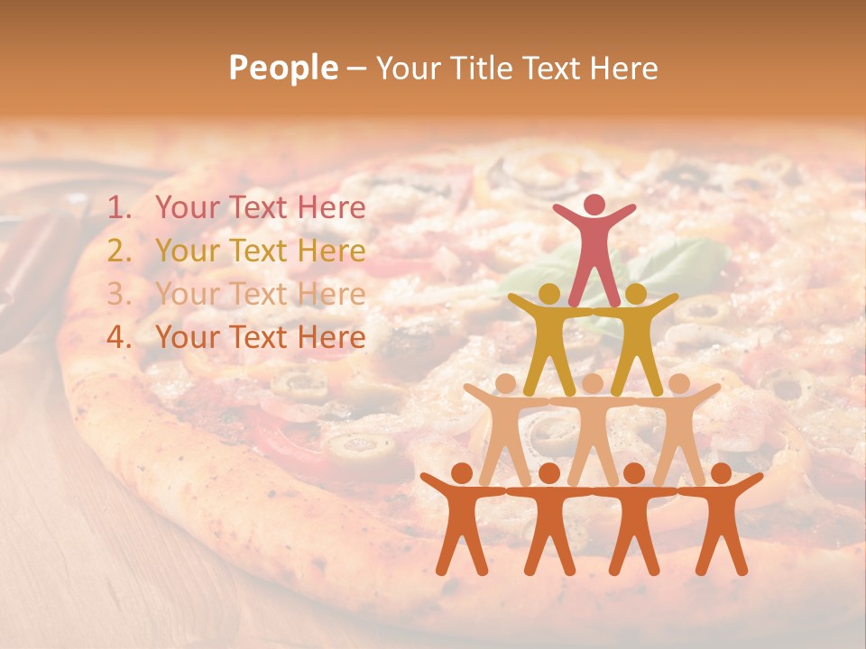 Meat Fattening Lunch PowerPoint Template