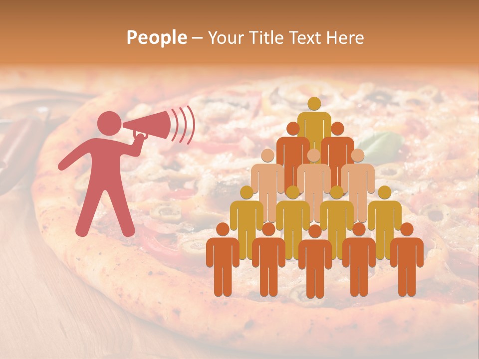 Meat Fattening Lunch PowerPoint Template