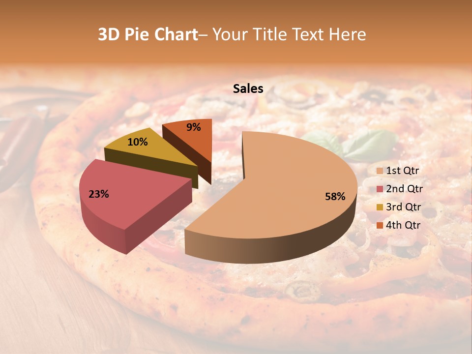 Meat Fattening Lunch PowerPoint Template