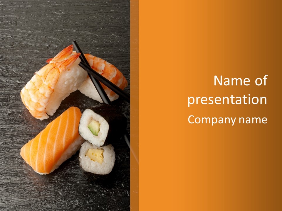 Sushi East Eat PowerPoint Template