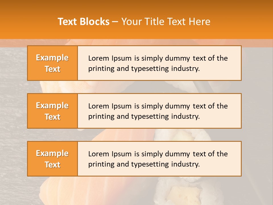 Sushi East Eat PowerPoint Template