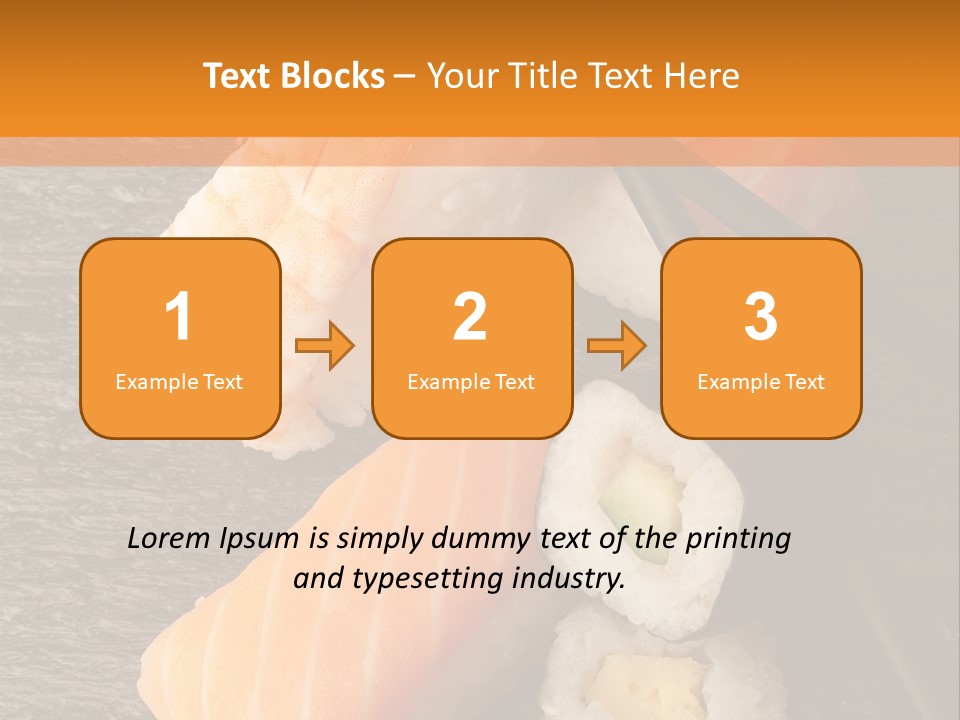 Sushi East Eat PowerPoint Template