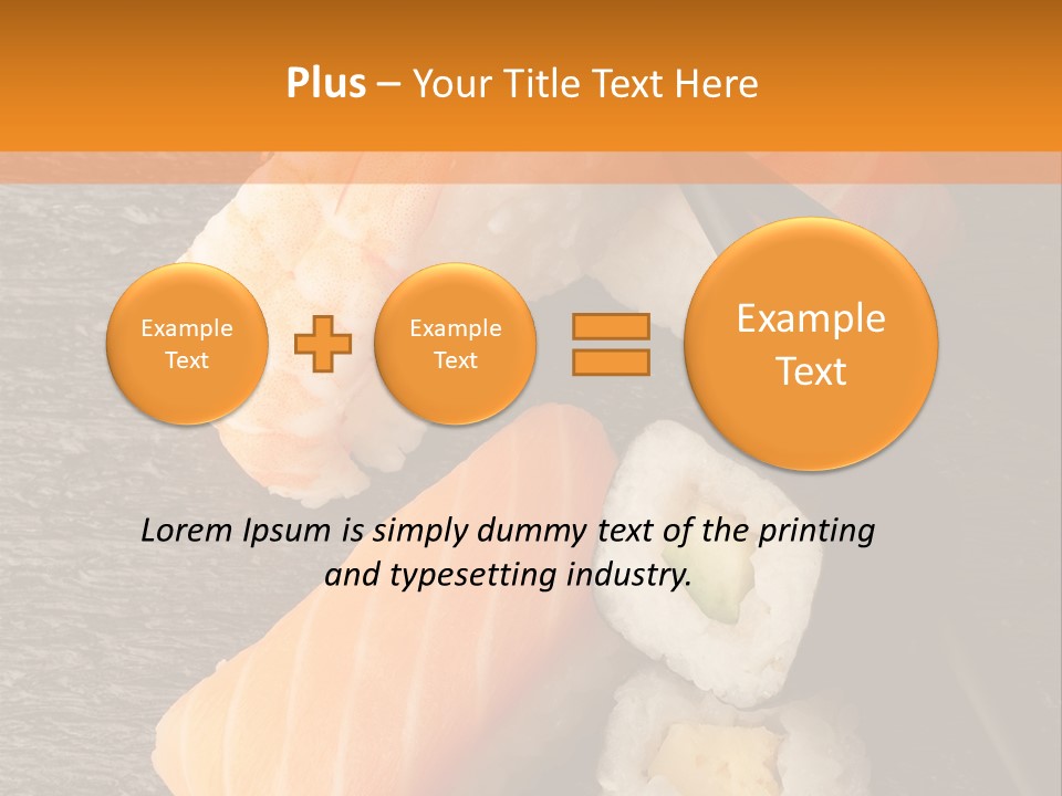 Sushi East Eat PowerPoint Template
