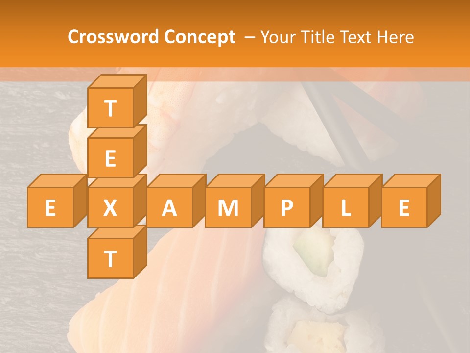 Sushi East Eat PowerPoint Template