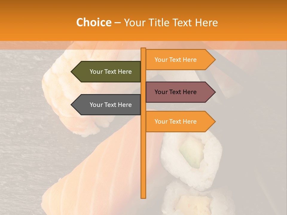 Sushi East Eat PowerPoint Template