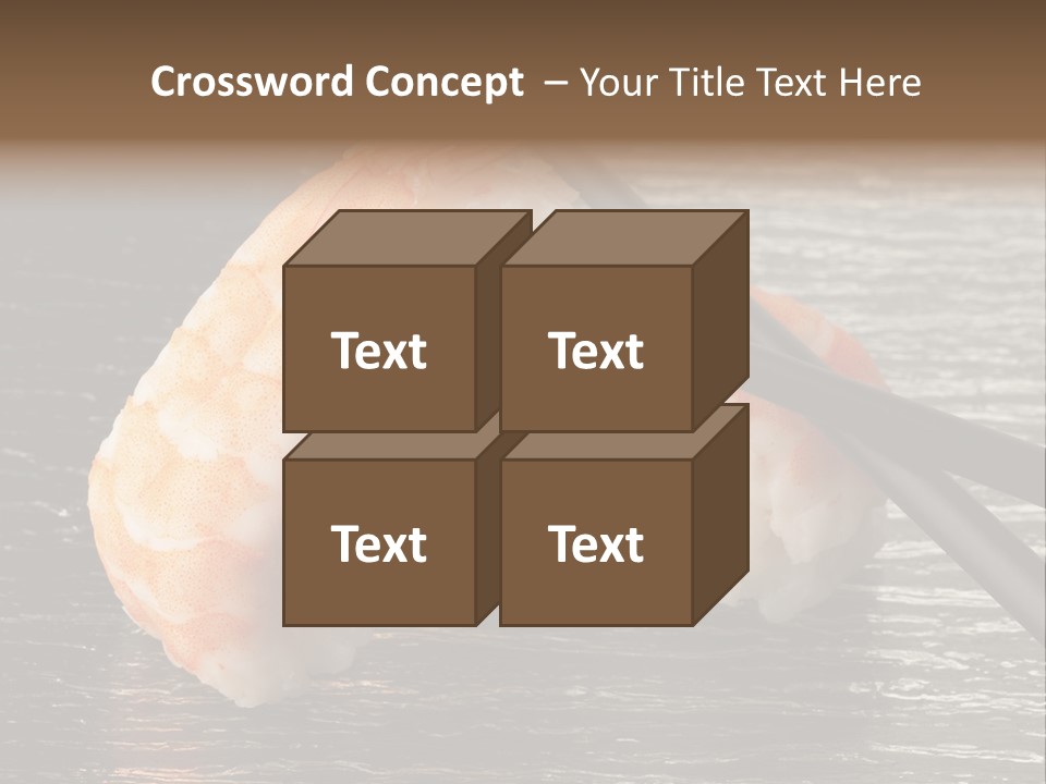 Delicacy Asian Sushi PowerPoint Template