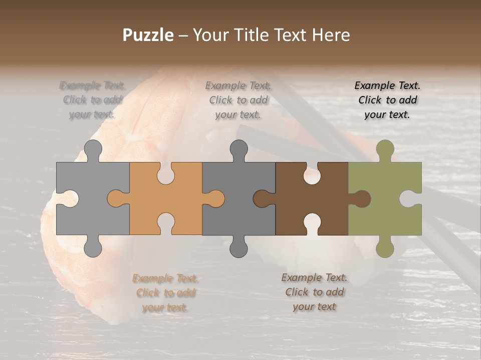 Delicacy Asian Sushi PowerPoint Template