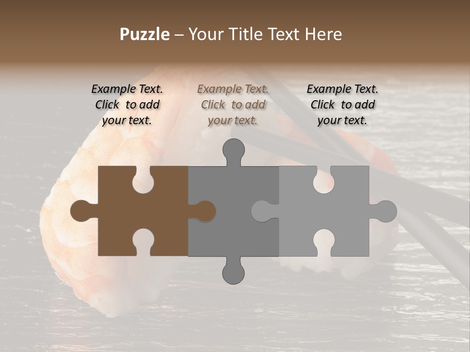 Delicacy Asian Sushi PowerPoint Template