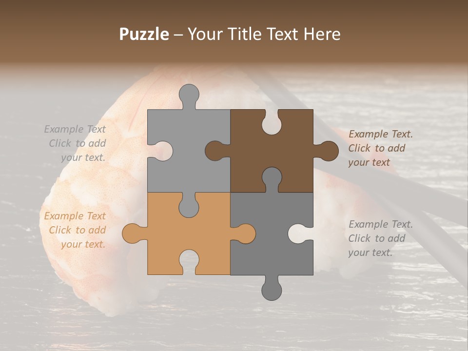 Delicacy Asian Sushi PowerPoint Template