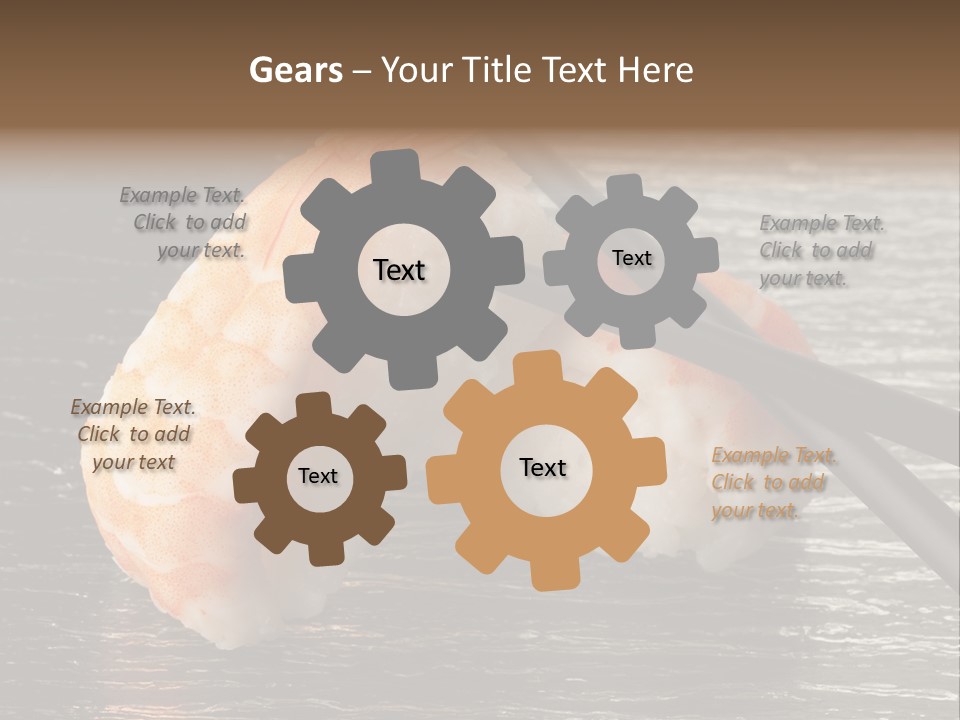 Delicacy Asian Sushi PowerPoint Template