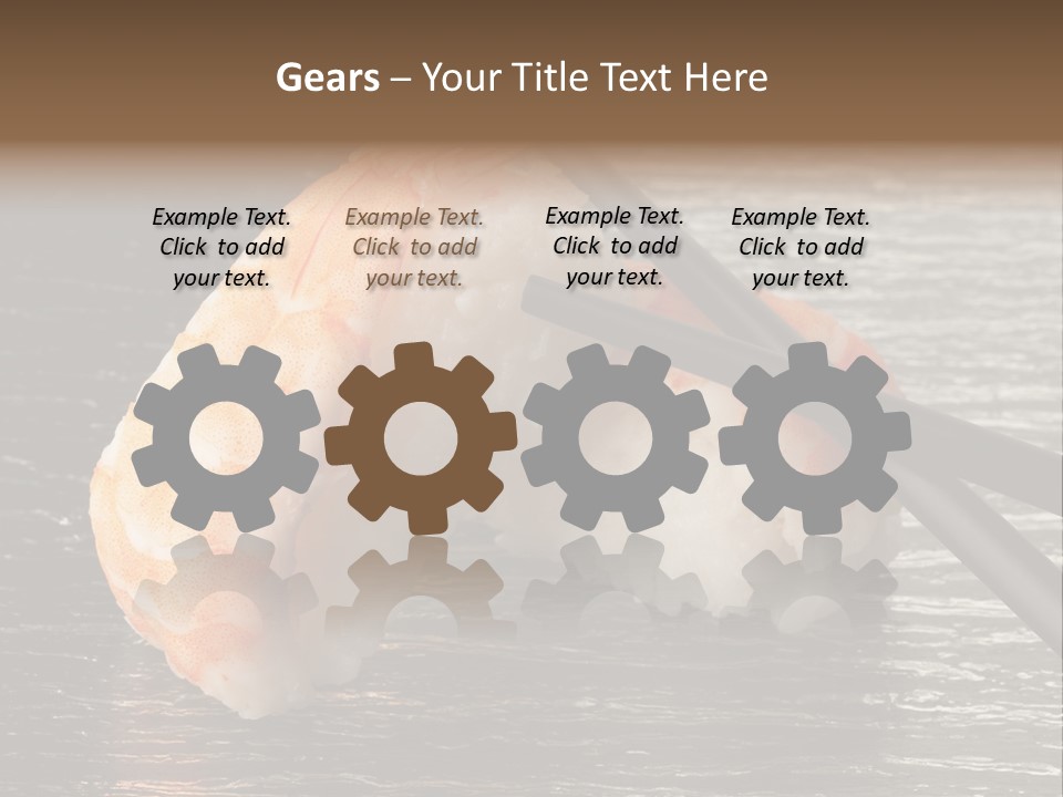 Delicacy Asian Sushi PowerPoint Template