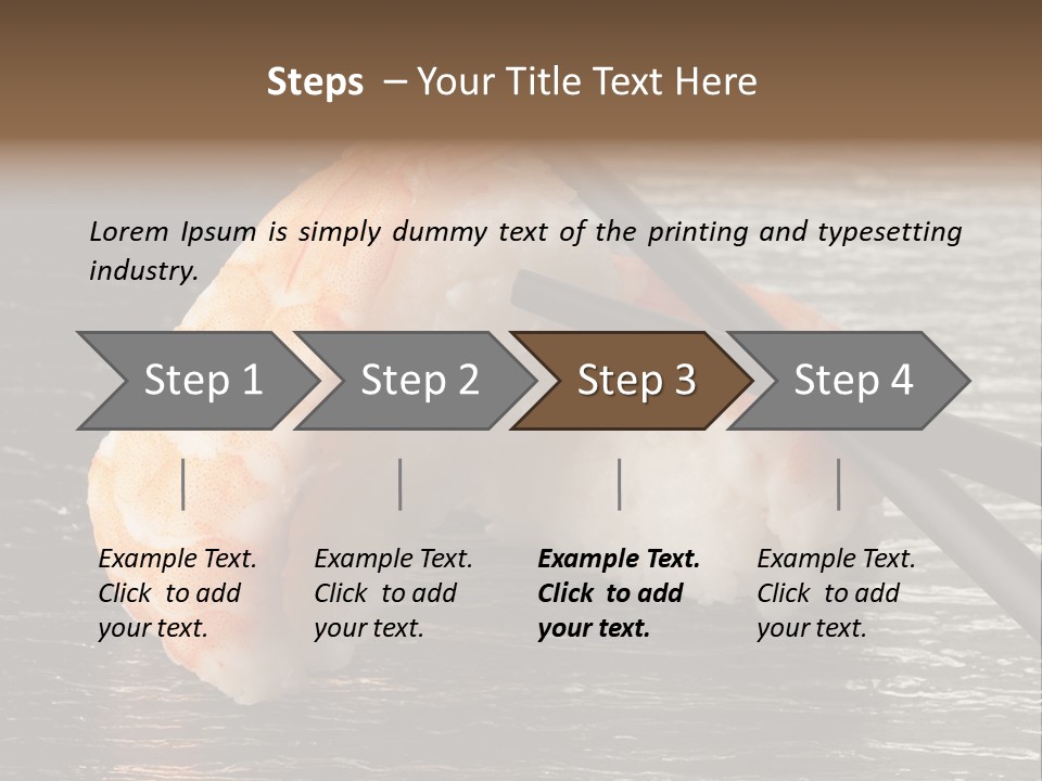 Delicacy Asian Sushi PowerPoint Template