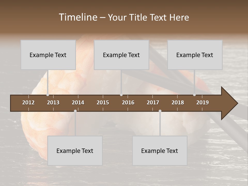 Delicacy Asian Sushi PowerPoint Template