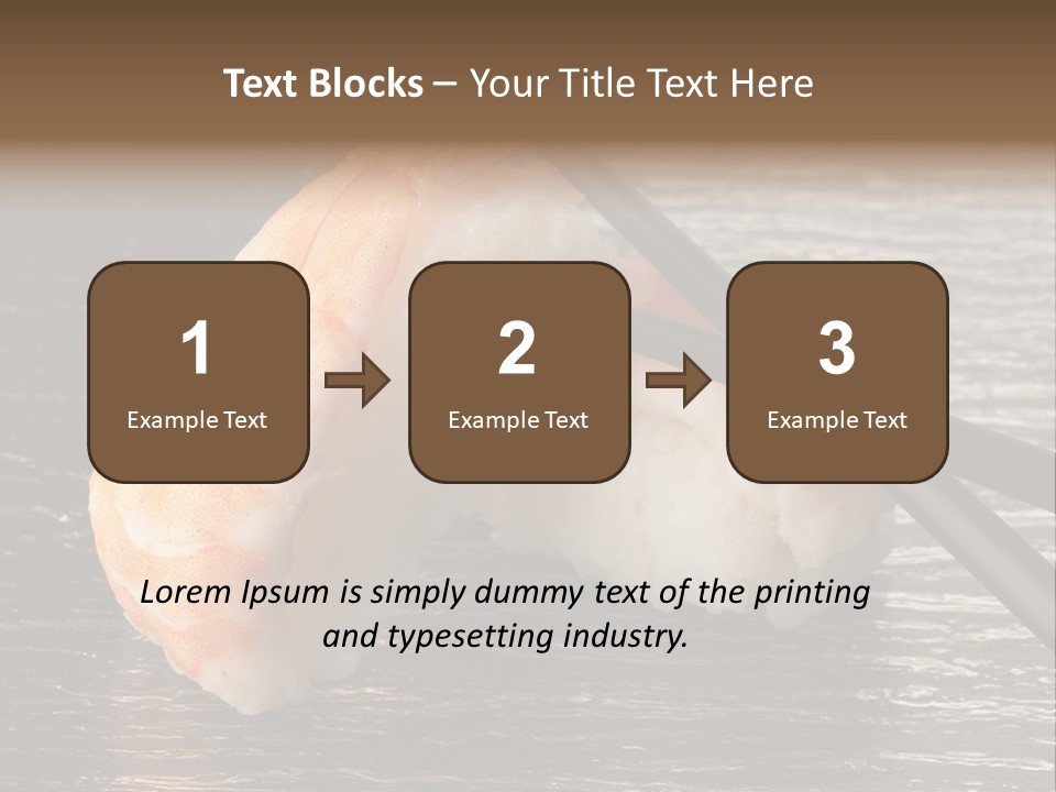 Delicacy Asian Sushi PowerPoint Template