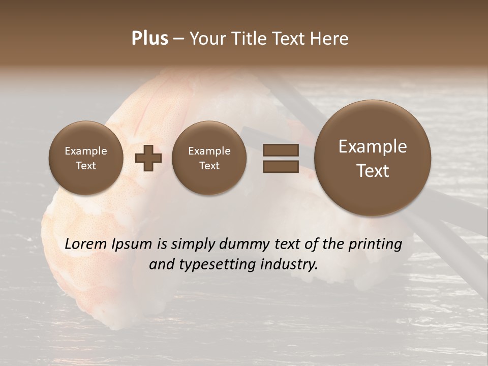 Delicacy Asian Sushi PowerPoint Template