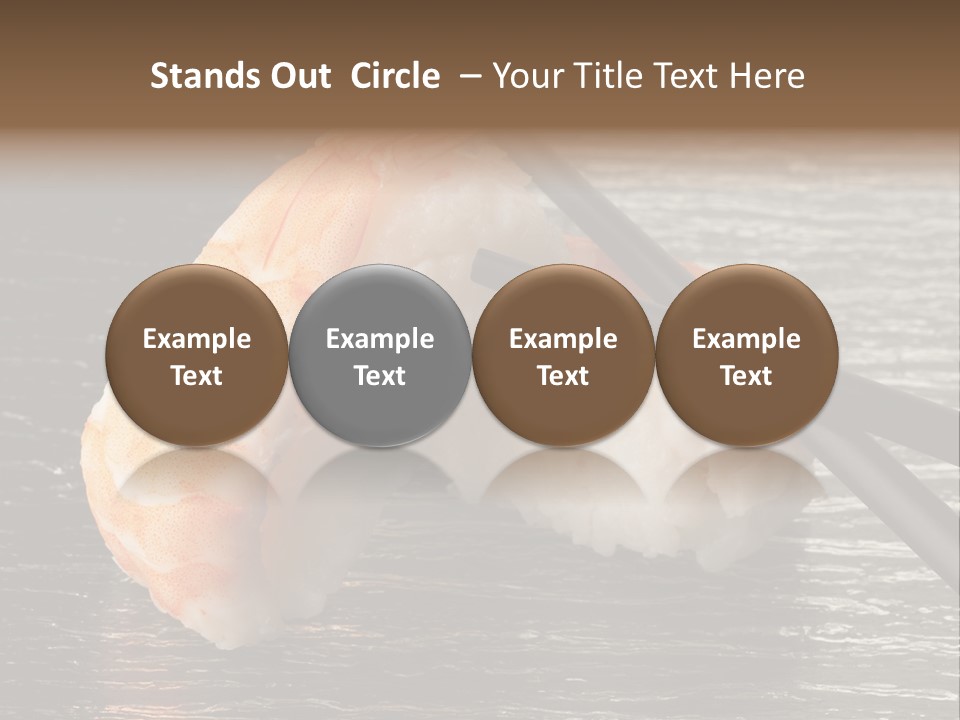 Delicacy Asian Sushi PowerPoint Template