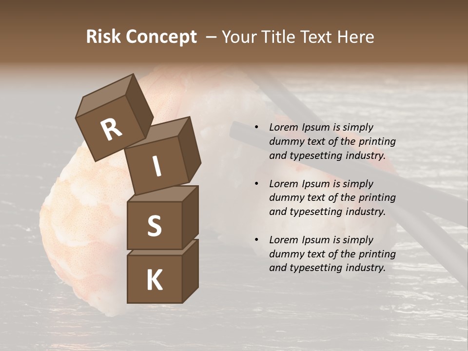 Delicacy Asian Sushi PowerPoint Template