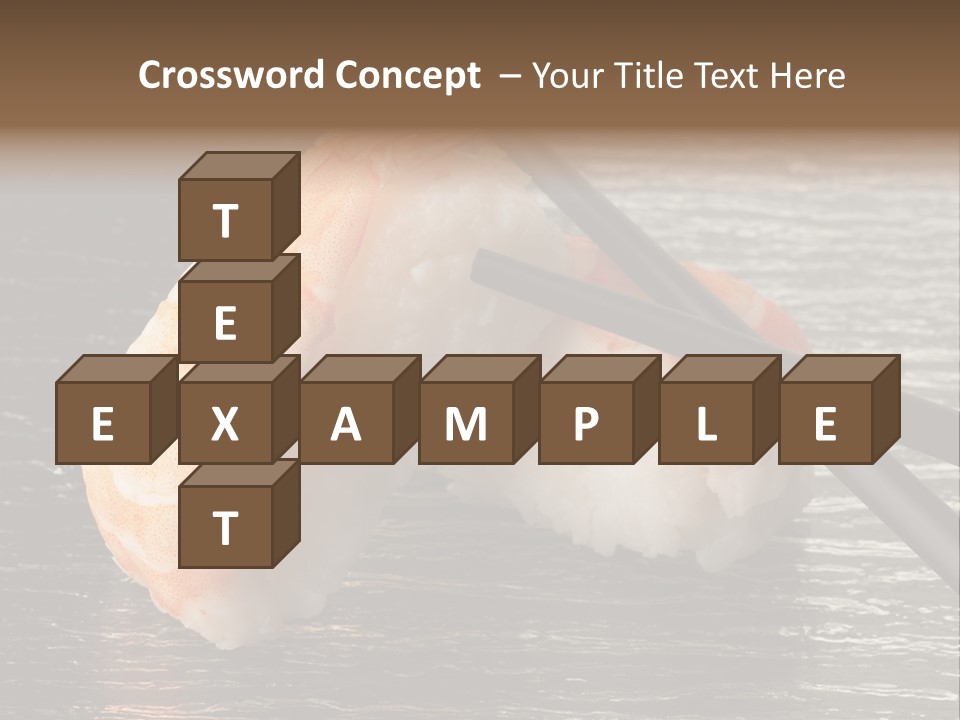 Delicacy Asian Sushi PowerPoint Template