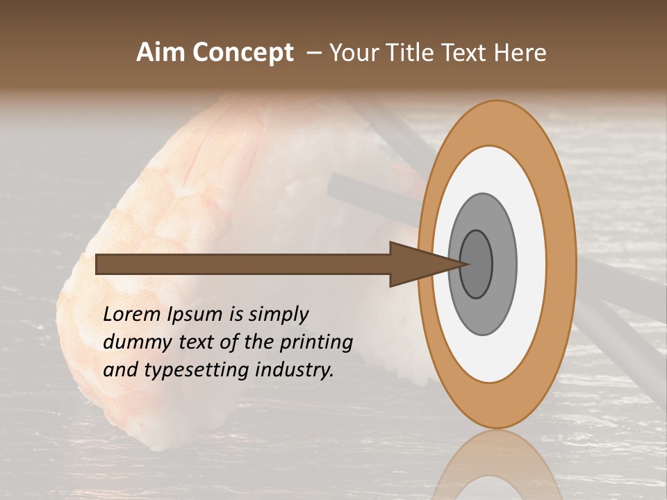 Delicacy Asian Sushi PowerPoint Template