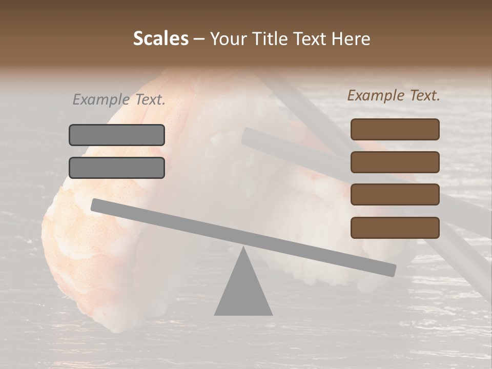 Delicacy Asian Sushi PowerPoint Template