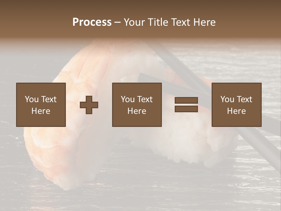 Delicacy Asian Sushi PowerPoint Template