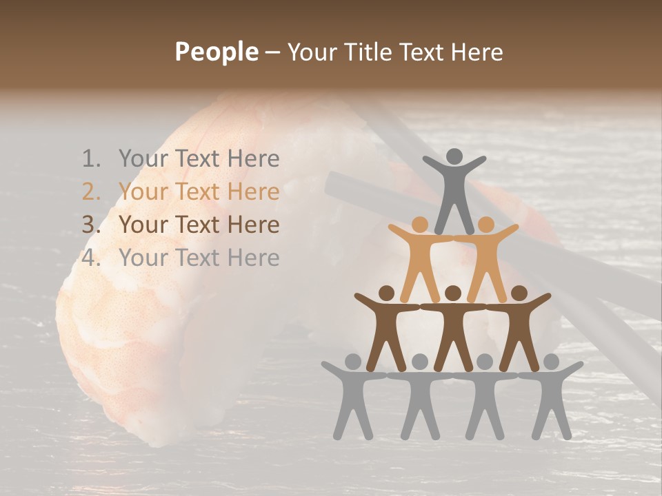 Delicacy Asian Sushi PowerPoint Template