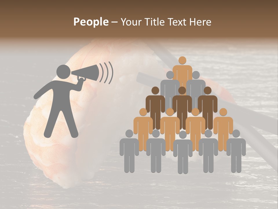 Delicacy Asian Sushi PowerPoint Template