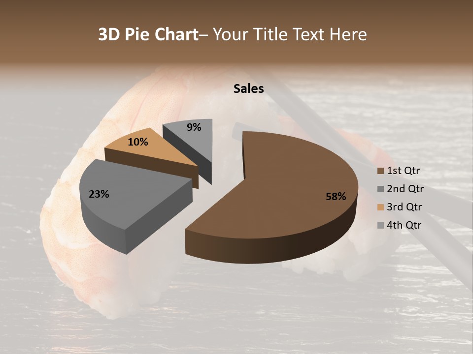 Delicacy Asian Sushi PowerPoint Template