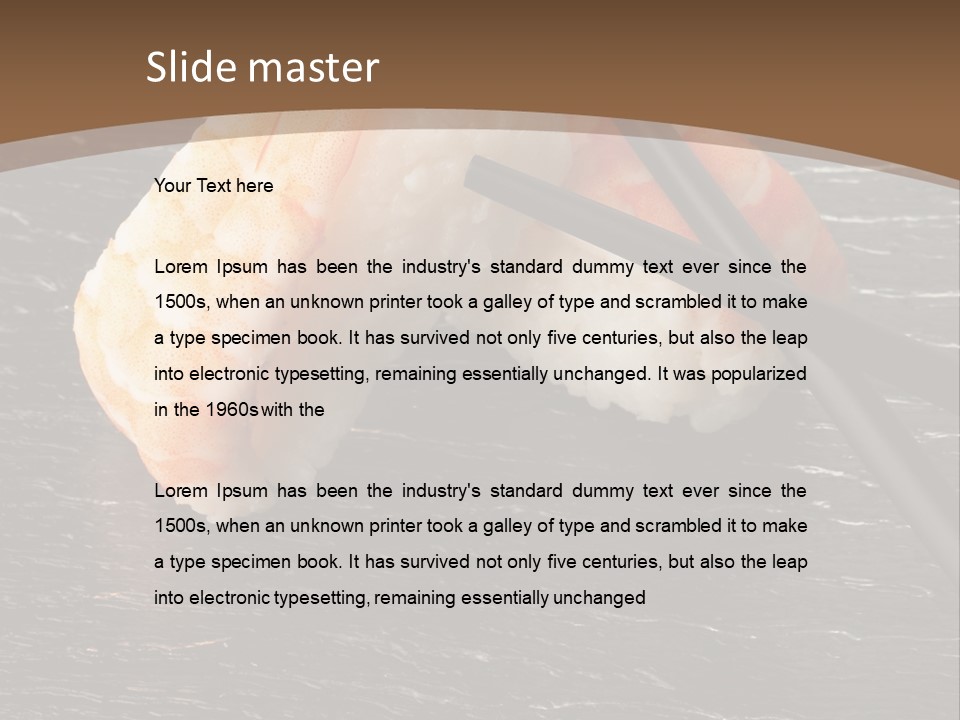 Color Roll Isolate PowerPoint Template