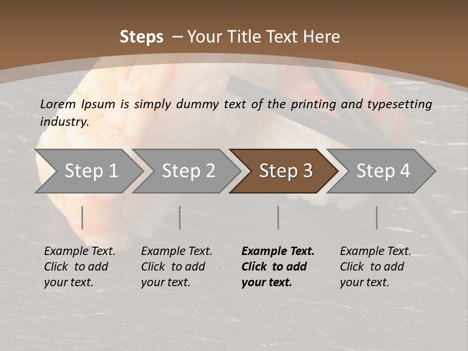 Color Roll Isolate PowerPoint Template