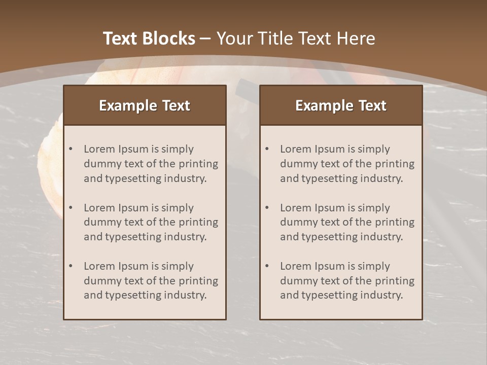 Color Roll Isolate PowerPoint Template