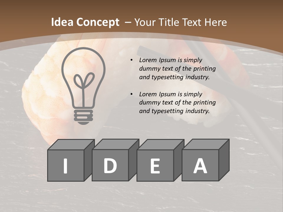 Color Roll Isolate PowerPoint Template