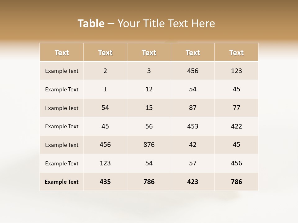 Egg Slices Ham PowerPoint Template