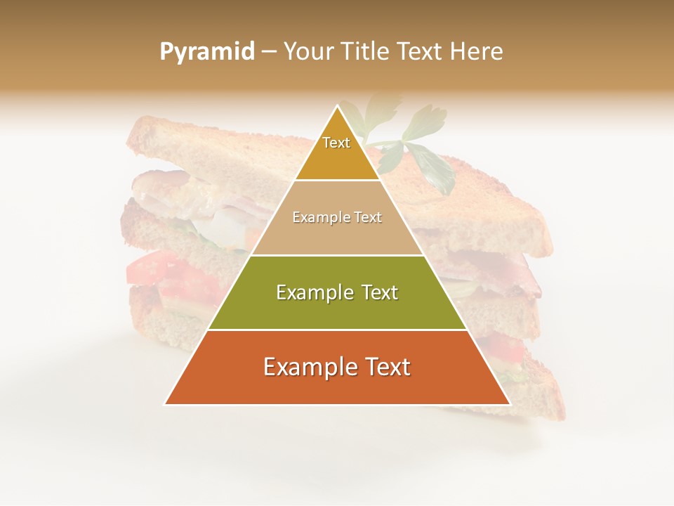 Egg Slices Ham PowerPoint Template