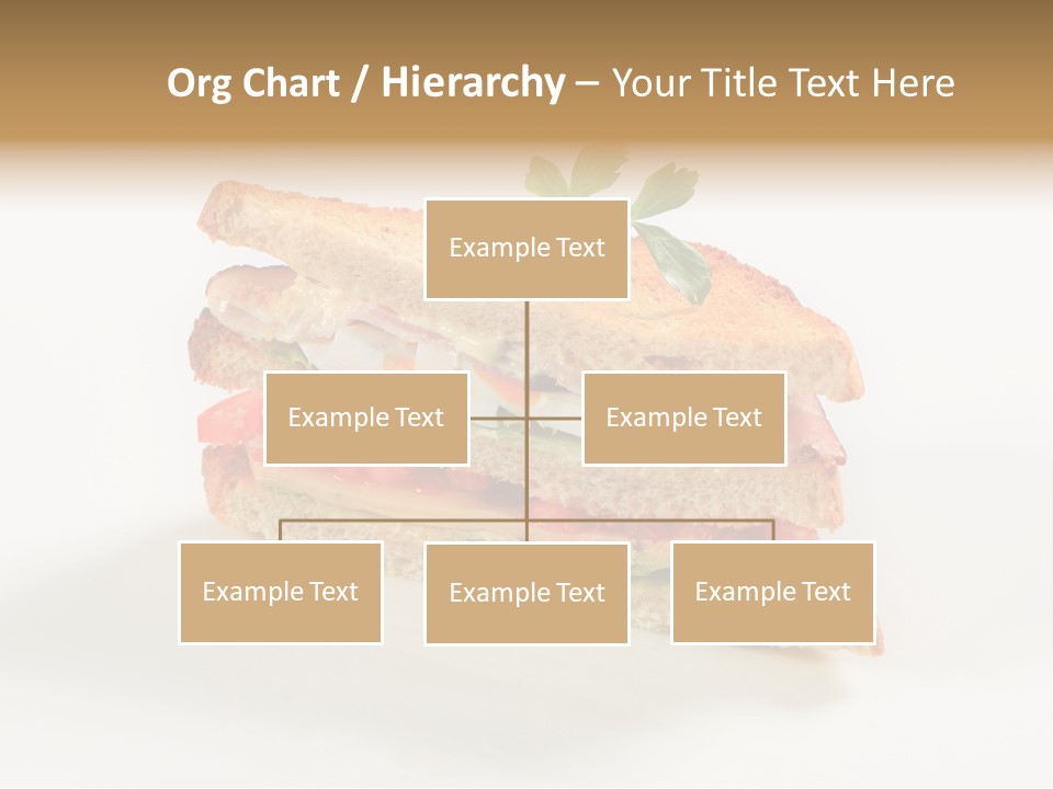 Egg Slices Ham PowerPoint Template